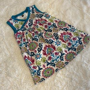 Tea Dress with~unique neckline